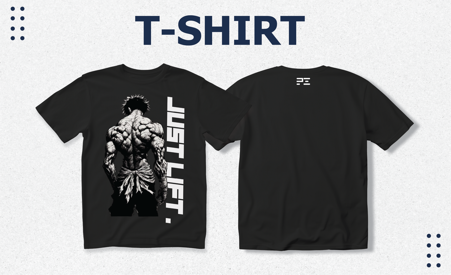 Gym Motivation Design, Just Lift, Men's Black