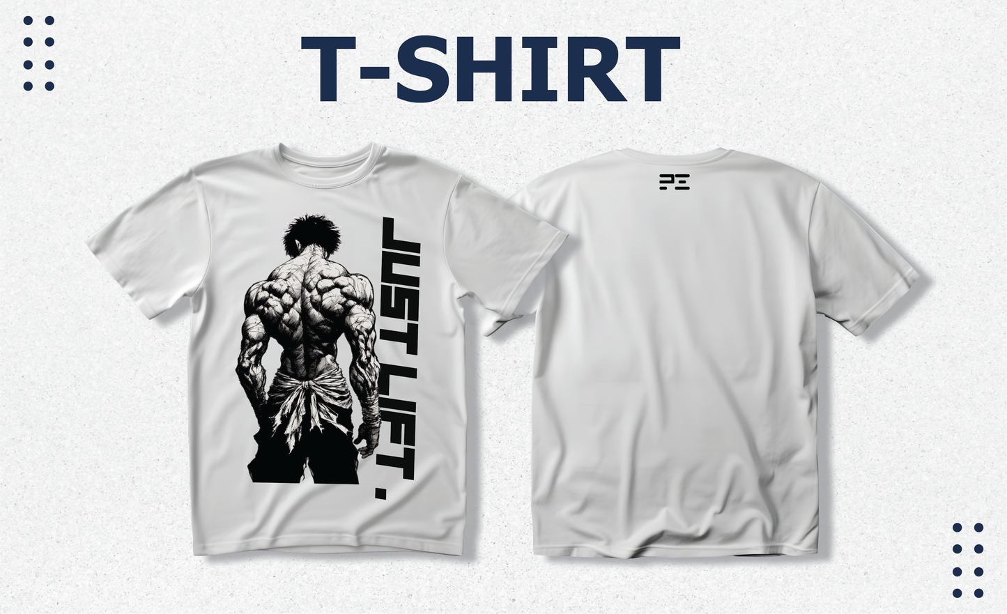Gym Motivation Design, Just Lift, Men's White