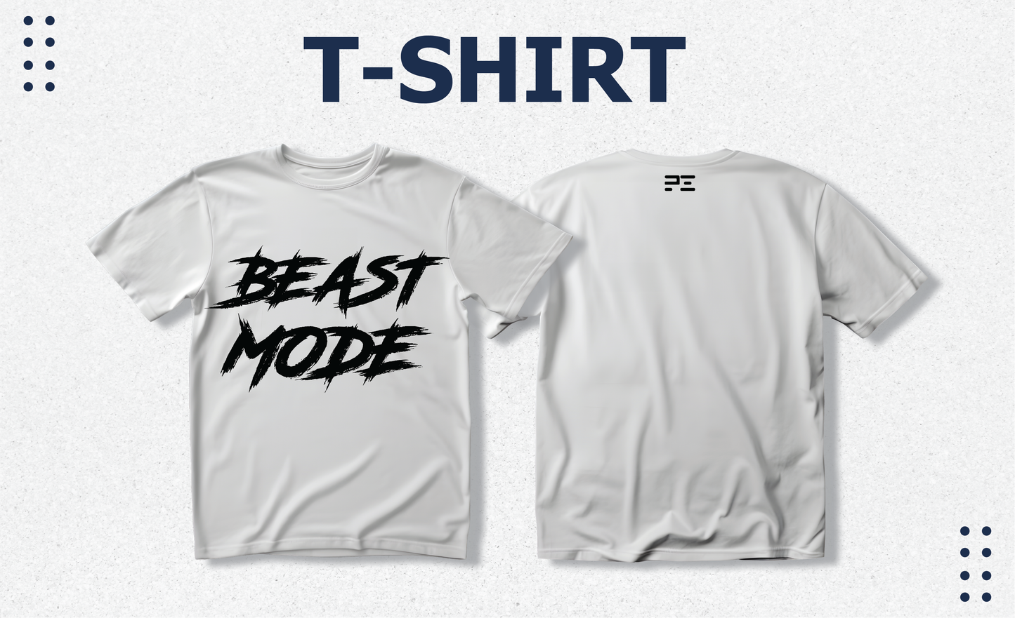 Beast Mode Gym T-Shirt Men's White Over Size