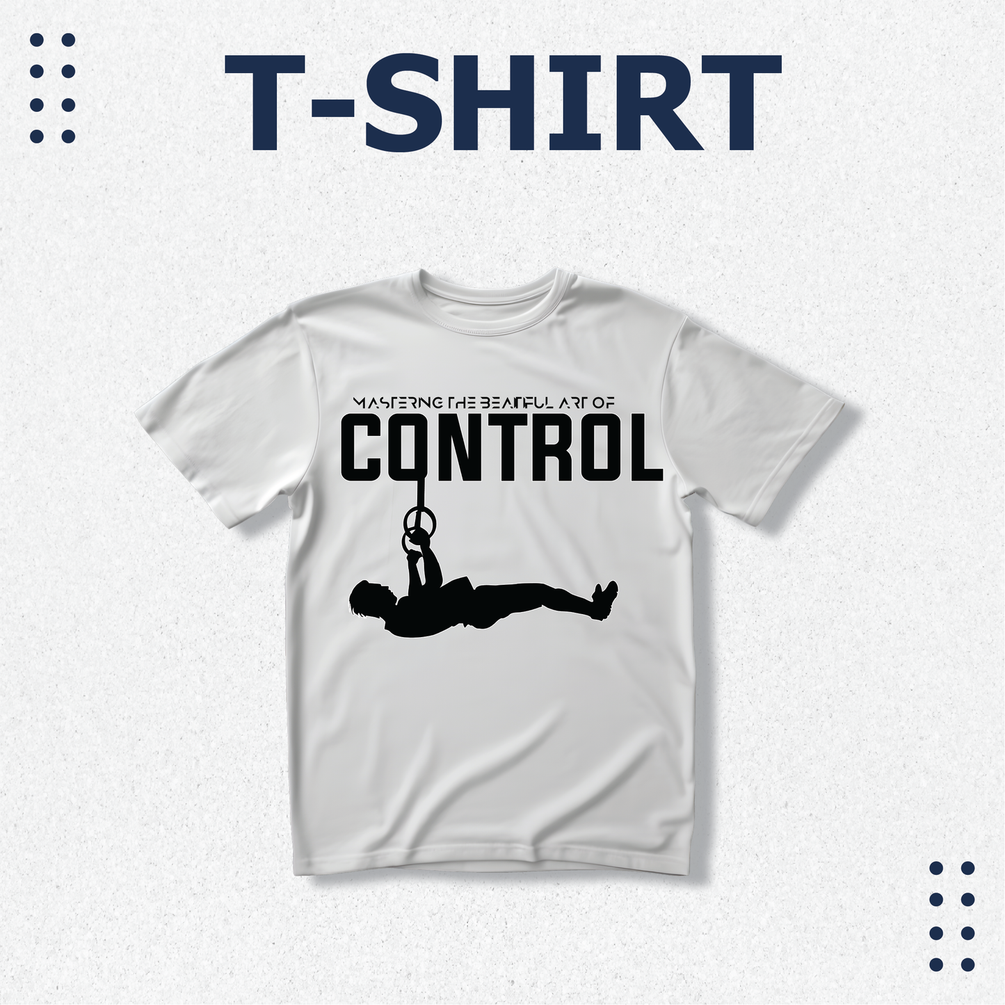 Calisthenics T-shirt Design, Men's White