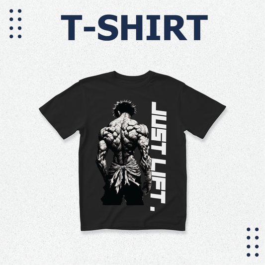 Gym Motivation Design, Just Lift, Men's Black