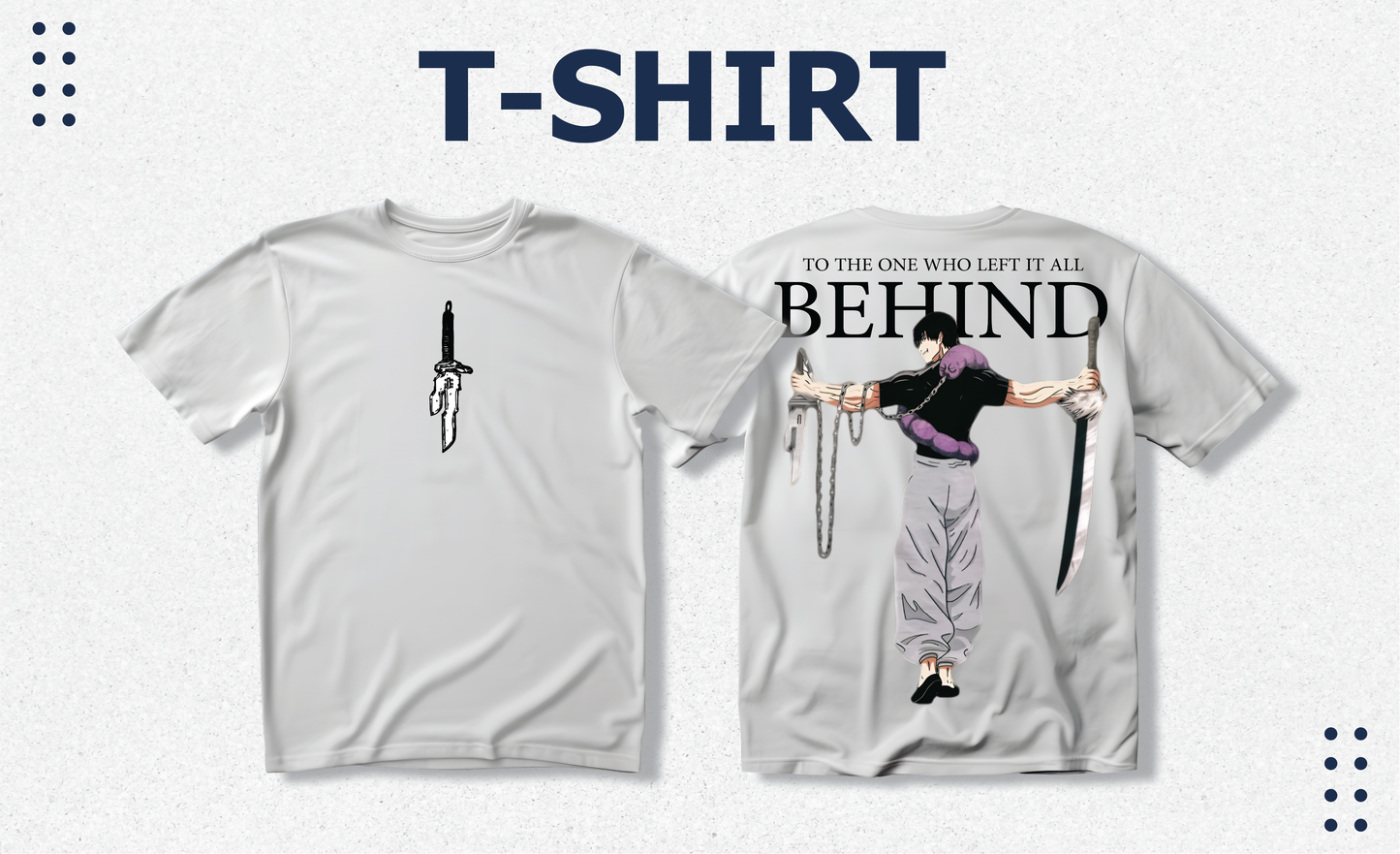 Toji Fushiguro Tshirt, Men's White