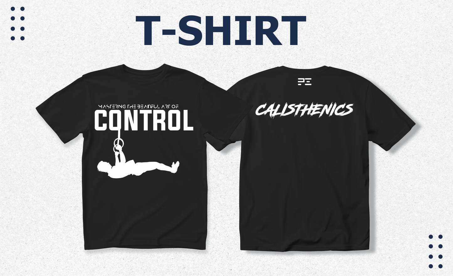 Calisthenics T-shirt Design, Men's Black