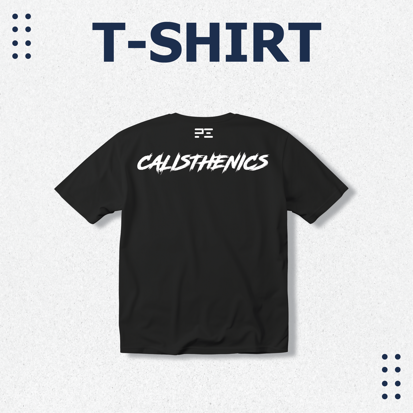 Calisthenics T-shirt Design, Men's Black