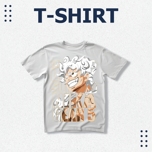 Luffy Gear 5 ONE PIECE T-shirt, Men's White